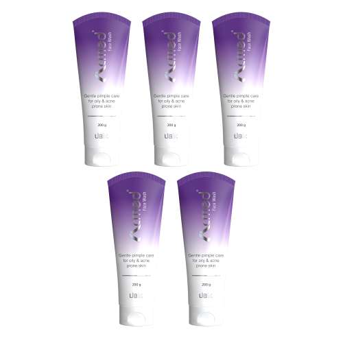 Ethiglo: Acmed Pimple Care Face Wash for Acne Prone Skin 200gm Pack of 5