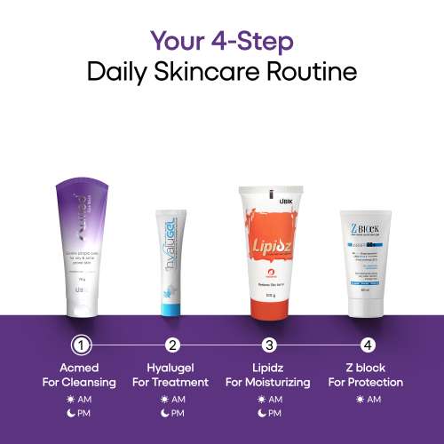 Ethiglo: Acmed Pimple Care Face Wash for Acne Prone Skin 70gm Pack of 4