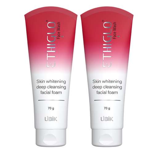 Ethiglo: Deep Cleansing Facial Foam Face Wash for Healthy, Soft and Smooth Skin | Removes Dirt, Impurities and Excess Oil | Suitable for All Skin Types | Pack of 2 - 70gm