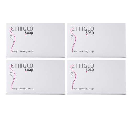 Ethiglo: Deep Cleansing Soap for All Skin Types | Helps Reduce Acne Scars, Dullness, Tanning & Pigmentation | Leaves Skin Soft & Smooth | Pack of 4 - 75gm