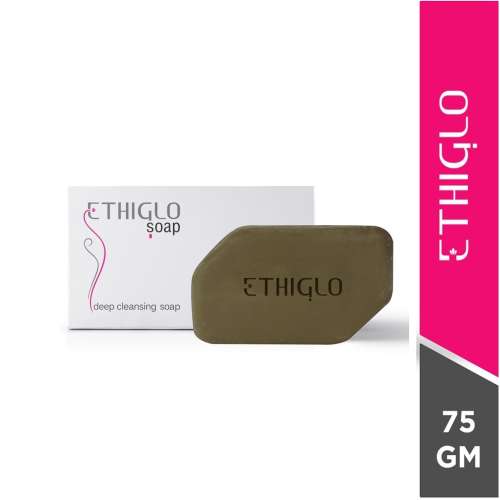 Ethiglo: Deep Cleansing Soap for All Skin Types | Helps Reduce Acne Scars, Dullness, Tanning & Pigmentation | Leaves Skin Soft & Smooth | Pack of 4 - 75gm
