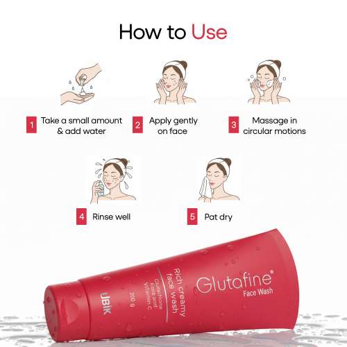 Ethiglo: Glutafine Face Wash 200gm Pack of 5