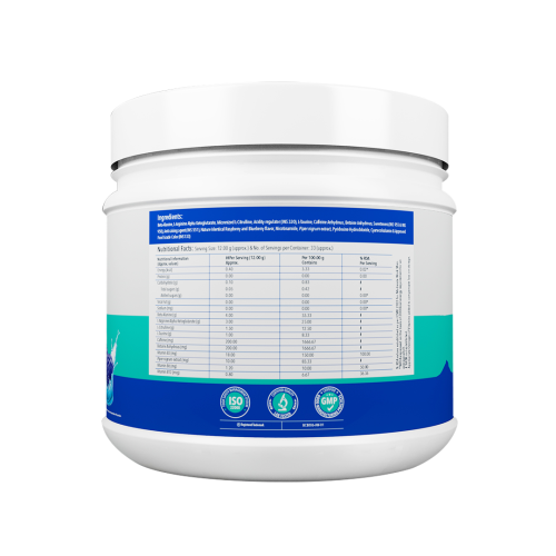 Proathlix: Pre-Workout - Blue Raspberry - 400gm