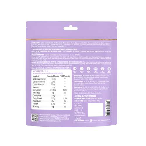 NUTRIBURST: Serene Sleep 5MG Melatonin Gummies for Quality Deep Sleep, Fresh Wake Up No Stress & Anxiety Natural Non-Addictive, Non Habit Forming, No Added Sugar Sleep-Aid Mango Flavor 10 Gummy