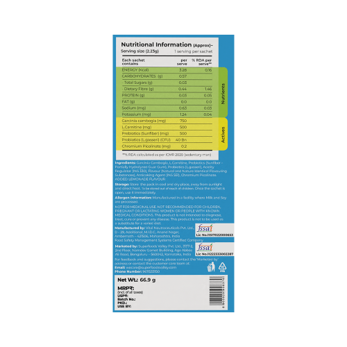 Good Monk: Slimbiotics Weight Loss for Women & Men | Boosts Metabolism & Reduces Cravings Naturally|30 Day Pack