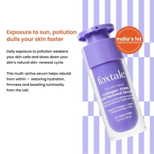 Foxtale: Collagen PDRN Serum for Firm & Plump Skin Increases Cell Renewal Cycle 30ml