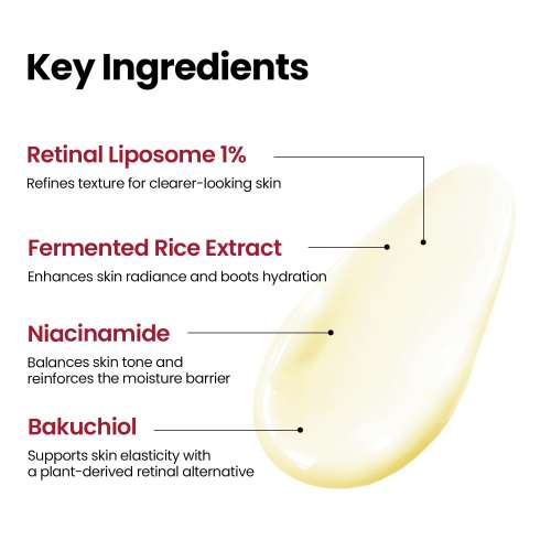 K-Secret: SEOUL 1988 Retinal Liposome 1% + Fermented Rice 50ml