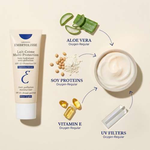 Embryolisse: Lait-Crème Multi-Protection SPF 20 - 7-in-1 Moisturizer & Sun Protection 40ml