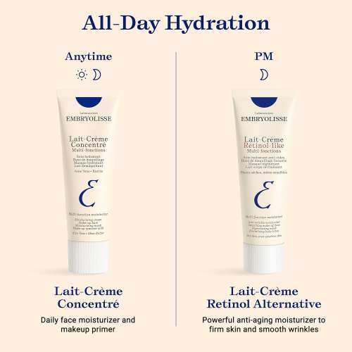 Embryolisse: Lait-Crème Retinol-Like - Plant-Based Retinol Moisturizer to Smooth Wrinkles 75ml