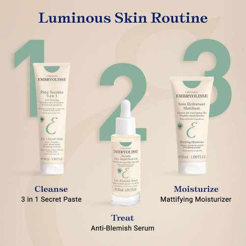 Embryolisse: 3-In-1 Secret Paste - Anti-Blemish Mask, Cleanser & Spot Treatment 100ml