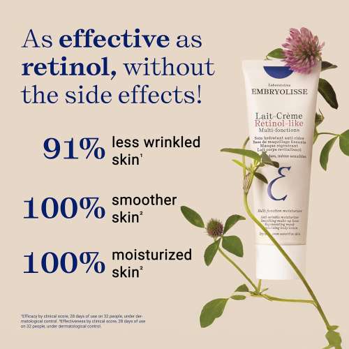 Embryolisse: Lait-Crème Retinol-Like - Plant-Based Retinol Moisturizer to Smooth Wrinkles 75ml