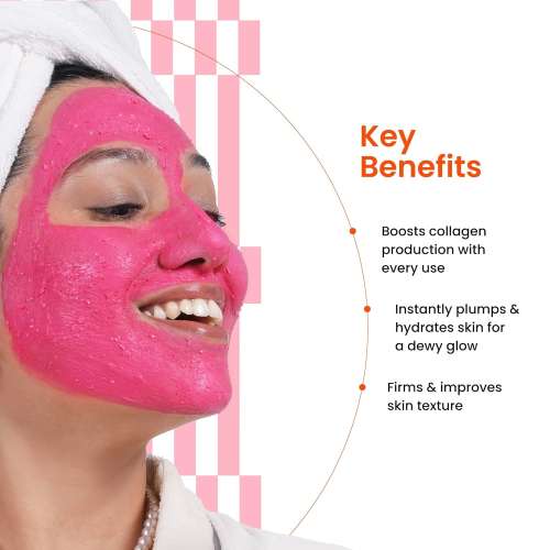Foxtale: Cherry-Collagen Whipped Clay Mask | Plumps, Firms, & Hydrates 75gm