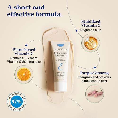 Embryolisse: Hydra-Cream Energizing - Vitamin C Moisturizer to Boost Skin Radiance 40ml