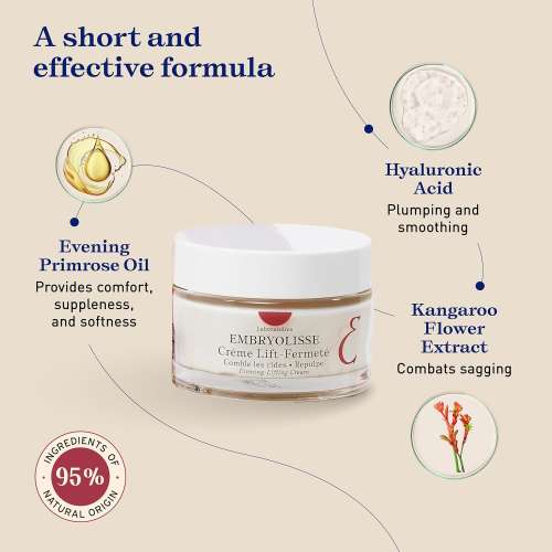 Embryolisse: Firming Lifting Cream - Anti-Aging Face Moisturizer with Hyaluronic Acid 50ml