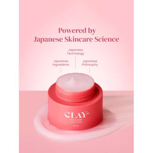 ClayCo.: Brightening Rice & Sake Sleep Mask with Vitamin C 50ml