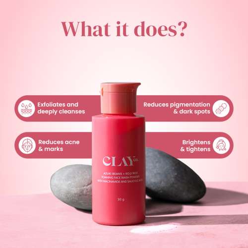 ClayCo.: Azuki Beans & Koji Rice Foaming Enzyme Powder 30gm