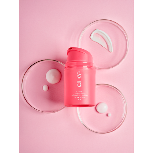 ClayCo.: Sunglaze Sunscreen SPF 50+ PA ++++ with Probiotic & Ceramides 50ml
