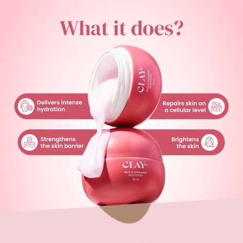 ClayCo.: Hydrating Rice & Ceramide Moisturiser with Exosomes 50ml