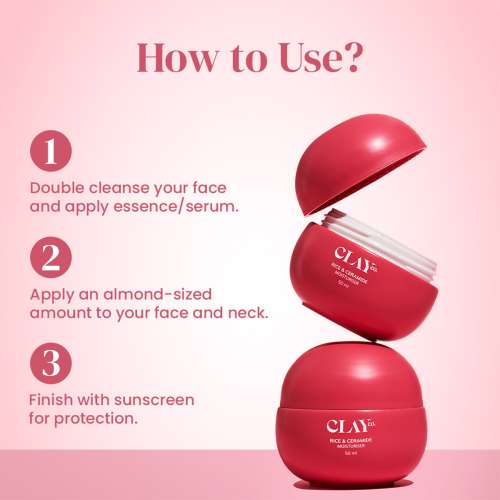 ClayCo.: Hydrating Rice & Ceramide Moisturiser with Exosomes 50ml