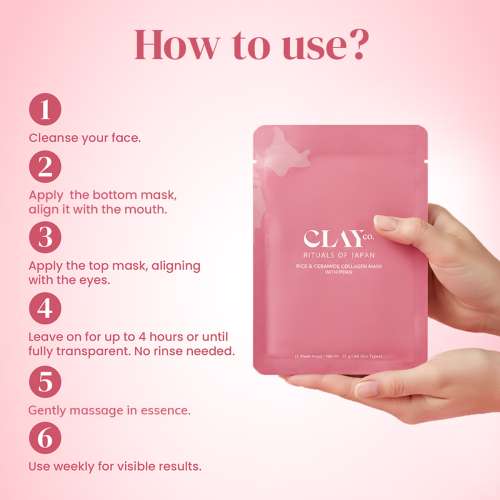 ClayCo.: Rice & Ceramide Collagen Sheet Mask with PDRN 35gm