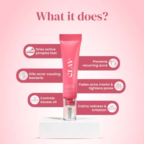 ClayCo.: Acne Paste With 10% Sulfur & Salicylic Acid 15gm