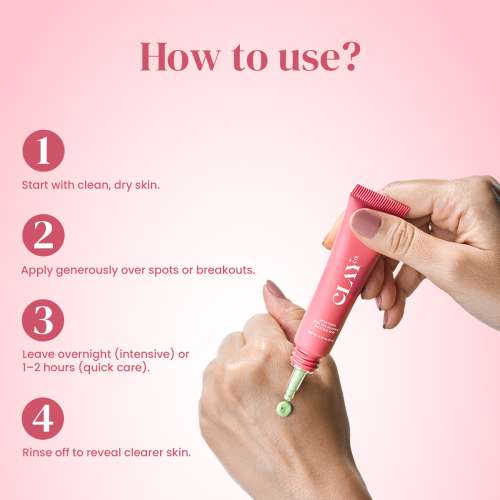 ClayCo.: Acne Paste With 10% Sulfur & Salicylic Acid 15gm
