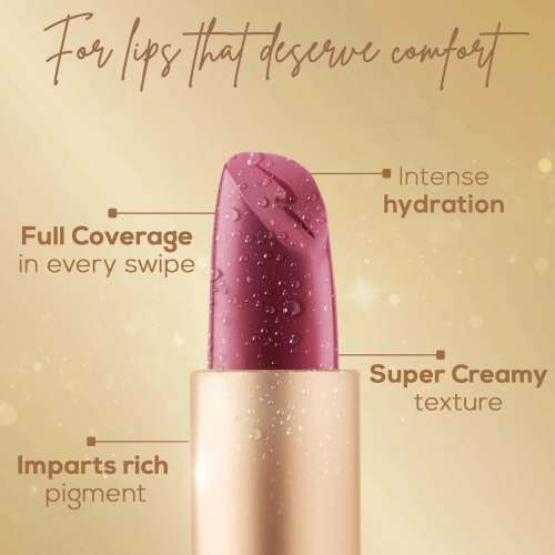 Renee Cosmetics: H2O Hydrating Creme Lipstick Berry Rain 4gm