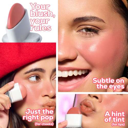 Renee Cosmetics: Blushie Blurring Blush Stick 2 - Peachy Please 5.5gm
