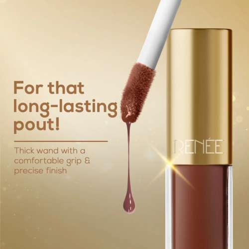 Renee Cosmetics: H2O Hydrating Liquid Lipstick Brown Brook 4ml