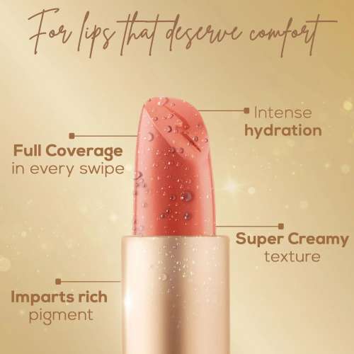Renee Cosmetics: H2O Hydrating Creme Lipstick Coral Stream 4gm