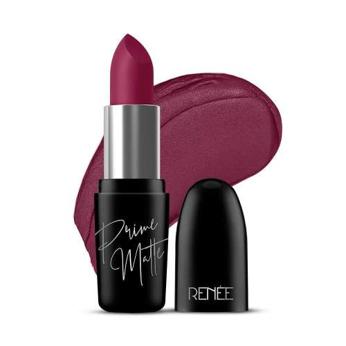 Renee Cosmetics: Prime Matte Lipstick 06 Mulberry Wine 4.5gm