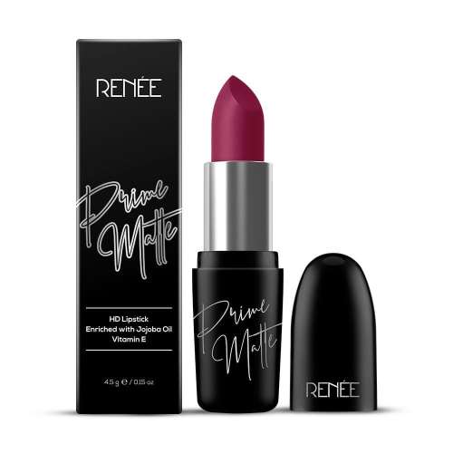 Renee Cosmetics: Prime Matte Lipstick 06 Mulberry Wine 4.5gm