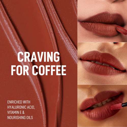 Renee Cosmetics: Stay With Me Liquid Lipstick 08 Craving for Coffee 6ml