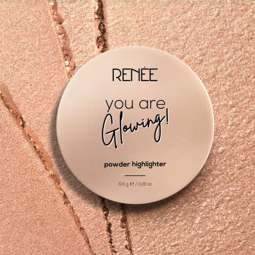 Renee Cosmetics: You Are Glowing Powder Highlighter Gold 5.5gm