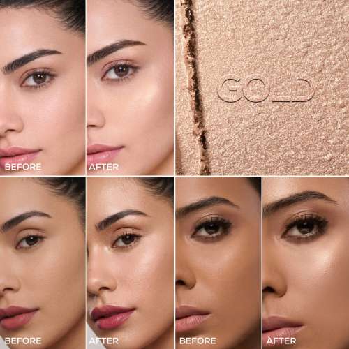 Renee Cosmetics: You Are Glowing Powder Highlighter Gold 5.5gm