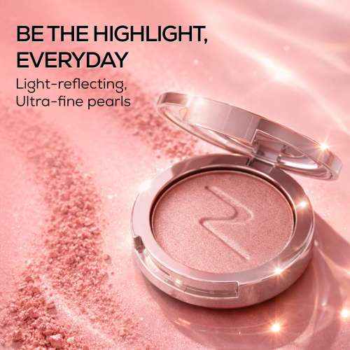 Renee Cosmetics: You Are Glowing Powder Highlighter Rose Gold 5.5gm
