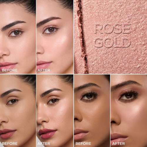 Renee Cosmetics: You Are Glowing Powder Highlighter Rose Gold 5.5gm