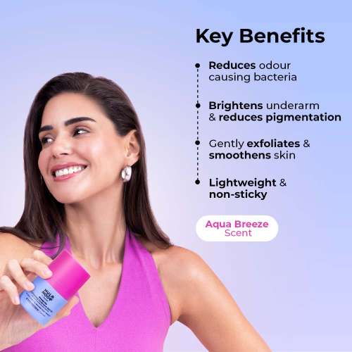 Hula Hoop: Brightening Underarm Roll-On by Foxtale | 5% Vitamin C + AHAs | Aqua Breeze Scent| 50ml 