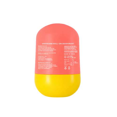 Hula Hoop: Keep it Easy Underarm Roll-On by Foxtale | For smooth & bright underarms | Long lasting fresh floral fragrance | 40ml 