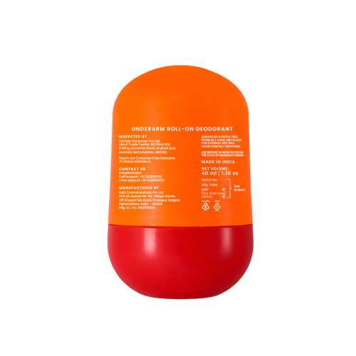 Hula Hoop: Keep it Bright Underarm Roll-On by Foxtale | Reduces Underarm Pigmentation & Controls Odour | Fresh Citrus Fragrance | 40ml 