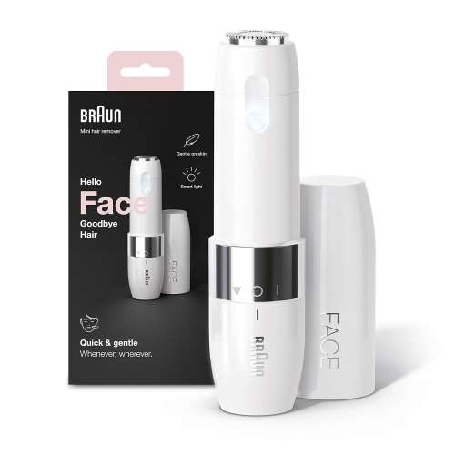 Braun: Mini Hair Remover Hello Face Goodbye Hair Quick & Gentle (Braun FS1000)