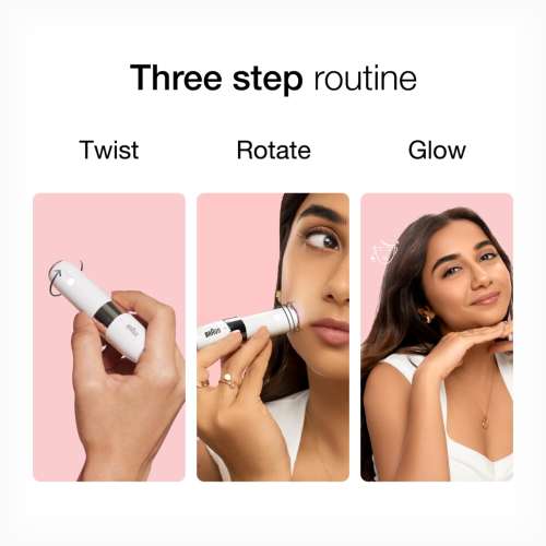 Braun: Mini Hair Remover Hello Face Goodbye Hair Quick & Gentle (Braun FS1000)