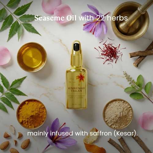 Milky Moon: Kumkumadi Tailam For Pigmentation & Wrinkles Face Oil 10ml