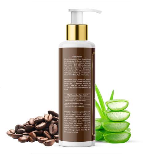 Milky Moon: Coffee Face Wash for De-Tan & Oil Control  Anti Pollution Deep Cleansing Face Cleanser 100ml