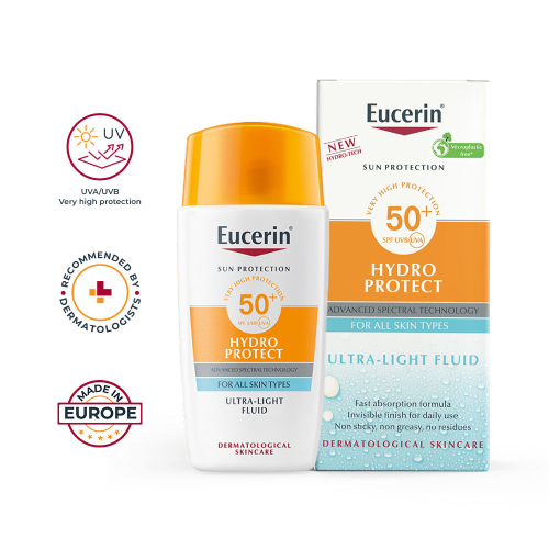 Eucerin: Hydro Protect Ultra Light Fluid Spf50+  - 50ml