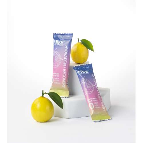 Curiously +IVE: Electrolytes Drink Mix - Lemonade Flavour Pack - 80gm (4gm x 20 Sachet)| Zero Sugar, Zero Carbs, Zero Calories | Hydration + Recovery Supplement