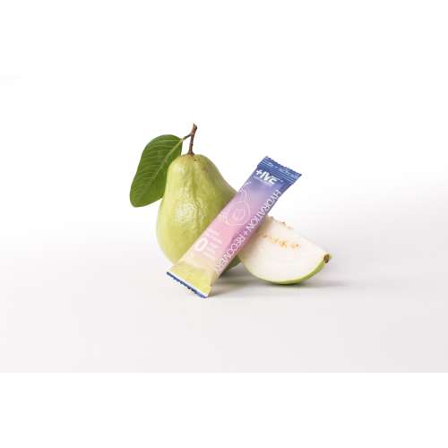 Curiously +IVE: Electrolytes Drink Mix - Guava Flavour Pack - 80gm (4gm x 20 Sachet)| Zero Sugar, Zero Carbs, Zero Calories | Hydration + Recovery Supplement