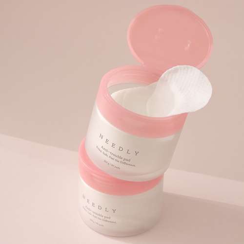 Needly: Anti-Trouble Pad With AHA &  BHA For Deep Nourishment 60 Pads 250gm