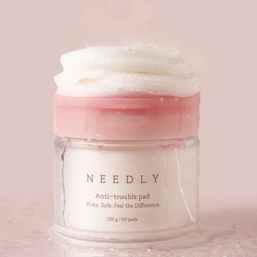 Needly: Anti-Trouble Pad With AHA &  BHA For Deep Nourishment 60 Pads 250gm