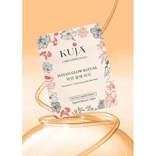 KujaCare: Jelly Sheet Mask - Hayan Glow Ritual Detox and Brighten 25gm